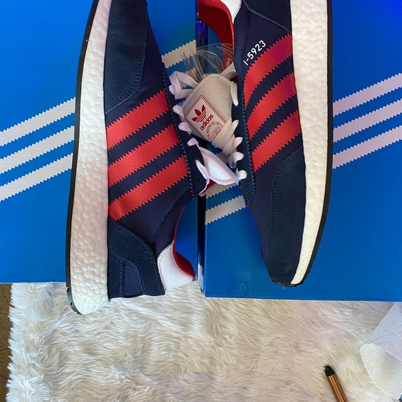 🆕 - Adidas - I5923 - Blue/Red/White - M 10/10.5 - Picture 5 of 8